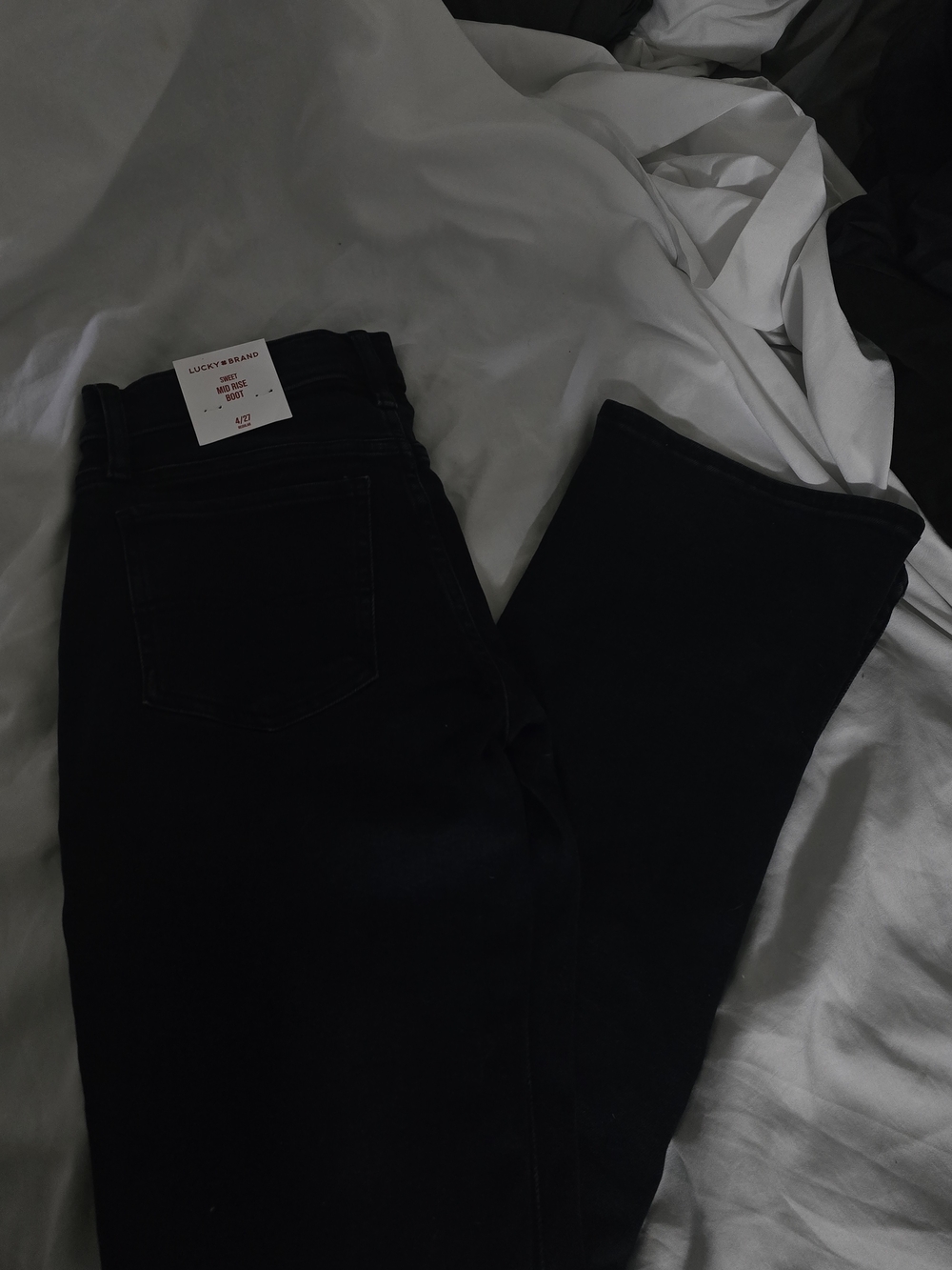 Lucky Brand Women's Black Straight-Leg Jeans